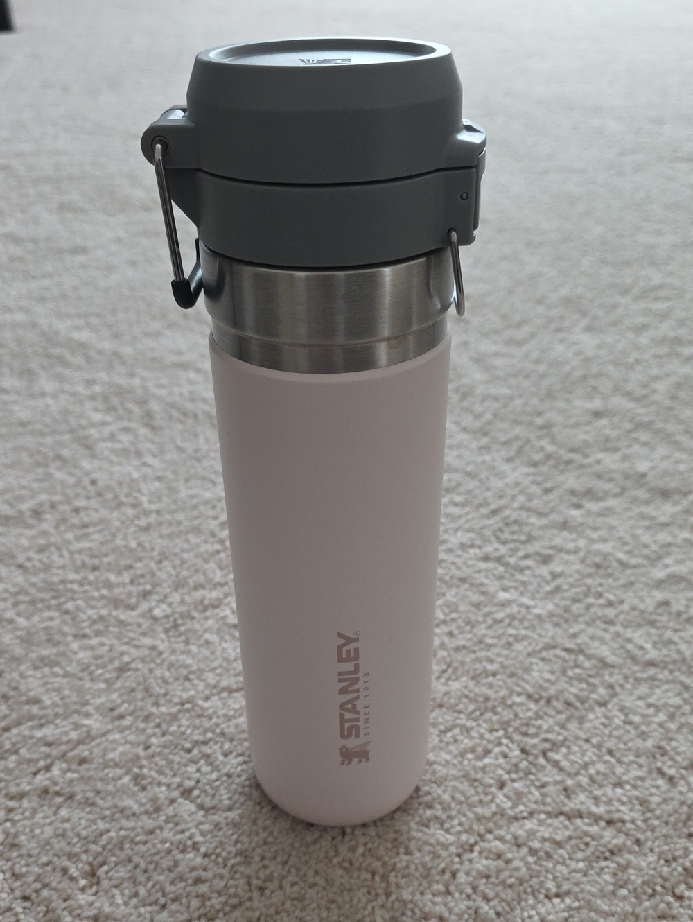Stanley Adventure Quencher Insulated Bottle - Light Pink & Gray